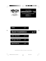 Tripp Lite OmniSmart 725 Manual de usuario