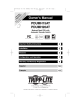 Tripp Lite PDUMH20AT Manual de usuario