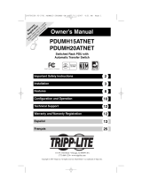 Tripp Lite PDUMH15ATNET Manual de usuario