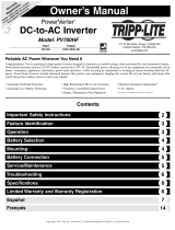 Tripp Lite PV700HF Manual de usuario