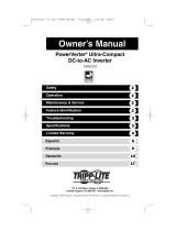Tripp Lite PowerVerter PVINT375 Manual de usuario