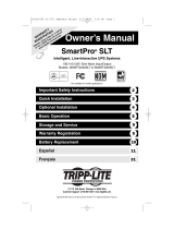 Tripp Lite SMART3000SLT Manual de usuario