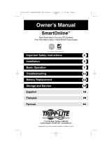 Tripp Lite 220/230/240V Input/Output Manual de usuario