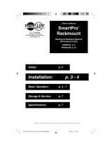 Tripp Lite SmartPro Rackmount Manual de usuario