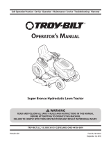 Troy-Bilt Super Bronco XP__Lawn Tractor Manual de usuario