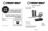 Troy-Bilt TB120BV Manual de usuario