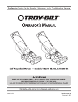 Troy-Bilt TB220 Manual de usuario