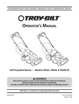 Troy-Bilt TB260 Manual de usuario