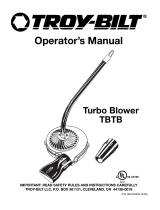 Troy-Bilt TBTB Manual de usuario