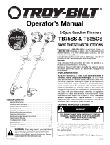 Troy-Bilt TB25CS Manual de usuario