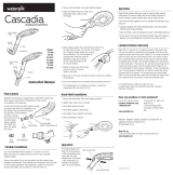 Waterpik Technologies Cascadia CF-200 Manual de usuario