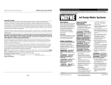 Wayne Jet Pump Water Systems Manual de usuario