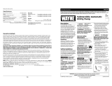 Wayne WEU250 Manual de usuario