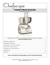 West Bend Food Processor Manual de usuario