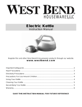 West Bend Electric KettlE 6400 Manual de usuario