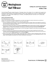 Westinghouse Saf-T-Brace, 3 Teeth, Twist and Lock with 2-1/8 Inch Deep Box 0140000 Manual de usuario