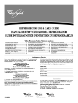 Whirlpool REFRIGERATOR USE & CARE GUIDE Manual de usuario