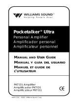 Williams Sound PKT D1 Manual de usuario