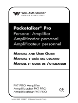 Williams Sound Pocketalker Pro Manual de usuario