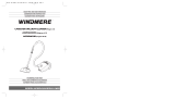 Windmere V1000 Manual de usuario