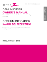 Zenith ZD309 Manual de usuario