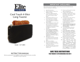 Elite Elite Cuisine ECT-3803 Manual de usuario