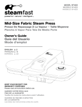 Steamfast SF-623BK Guía del usuario