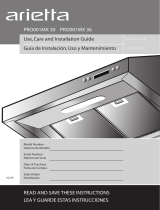 arietta PRO001MX 36 Guía de instalación