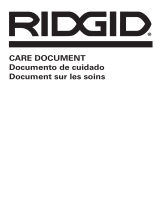 RIDGID WD3050 Guía del usuario