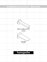 Hansgrohe 14421821 Instrucciones de operación