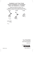 Kohler K-389-S-BN Guía de instalación