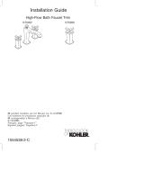 Kohler T16237-4-SN Guía de instalación