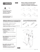 Delta Faucet 3353-SS-DST Guía de instalación