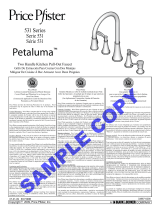 Price Pfister F-531-4PAS Manual de usuario