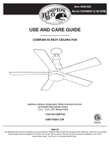Hampton Bay CF548KR-160 BN Guía de instalación