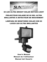 Sunforce 60 LED ULTRA BRIGHT SOLAR MOTION LIGHT Manual de usuario