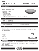 DECOLAV 1112T-TBK Guía de instalación