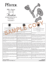 Pfister 808-CB0C Guía de instalación