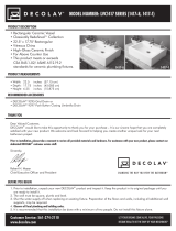 DECOLAV 1417-1-CWH Manual de usuario