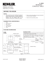 Kohler K-6880-CP Guía de instalación