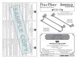 Pfister BTB-YP2C Guía de instalación