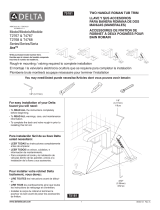 Delta Faucet T4767-BL Guía de instalación