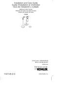 Kohler K-6268-C11-CP Guía de instalación