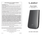 Lasko HF25620 Manual de usuario