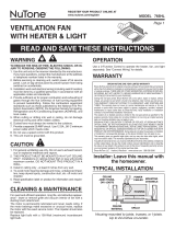 NuTone 765HL Guía de instalación