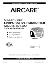 Aircare 3D6 100 Guía del usuario