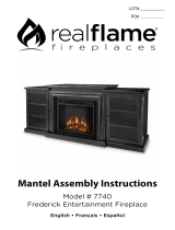Real Flame 7740-W Manual de usuario