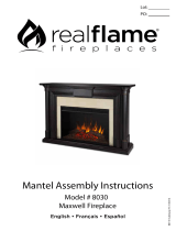 Real Flame 8030E-BW Guía del usuario