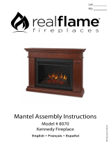 Real Flame 8070E-W El manual del propietario