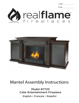 Real Flame 7720E-W Manual de usuario